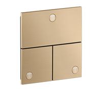 hansgrohe AXOR ShowerSelect ID robinet, 3 consommateurs, encastré, carré, 36780140, Couleur: Bronze brossé