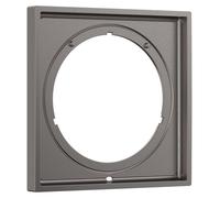 AXOR ShowerSelect ID, rosace de prolongement rectangulaire, 5 mm, finition noir brossé