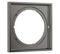 AXOR ShowerSelect ID, rosace de prolongement rectangulaire, 5 mm, finition noir chrome poli