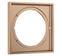 AXOR ShowerSelect ID, rosace de prolongement rectangulaire, 5 mm, finition or brossé rouge