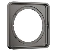 AXOR ShowerSelect ID, rosace de prolongement softsquare, 5 mm, finition noir chrome poli