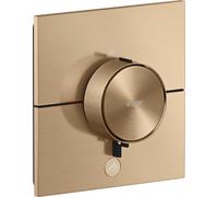 AXOR ShowerSelect ID, thermostat encastré, modèle rectangulaire, pour une sortie principale et une sortie supplémentaire, finition bronze brossé