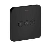 Axor ShowerSelect - Robinet d'arrêt et inverseur pour 3 appareils, noir mat 36773670