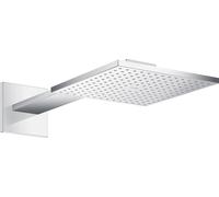 AXOR ShowerSolutions : Douche de plafond 250/250, modèle 1 jet, avec bras de douche, finition chrome