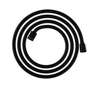 hansgrohe AXOR ShowerSolutions flexible de douche textile, 2000mm, écrou conique et cylindrique, 28290670, Couleur: noir mat