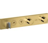 Axor ShowerSolutions mitigeur bain-douche encastrée avec thermostat blanc-doré 18355990