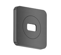 Axor ShowerSphere - Rosace de recouvrement 12x12 cm, chrome noir brossé 39769340