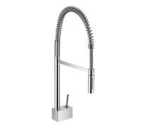 Axor Starck - Mitigeur d’évier Semi-Pro avec douchette extractible, chrome 10820000