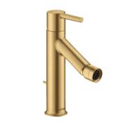 hansgrohe AXOR Starck Mitigeur monocommande de bidet, béqu'illes, garniture de vidage, 10214250, Couleur: Optique or brossé