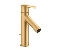 hansgrohe AXOR Starck mitigeur monocommande de lavabo 100 avec poignée, chromé, 10001950, Couleur: laiton brossé