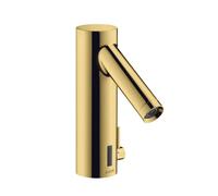 hansgrohe mitigeur électronique de lavabo avec régulation de température Fonctionnement sur batterie, 10101990, Couleur: Optique en or poli
