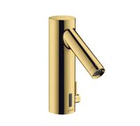 hansgrohe mitigeur électronique de lavabo avec régulation de la température et raccordement au secteur, 10140990, Couleur: Optique en or poli