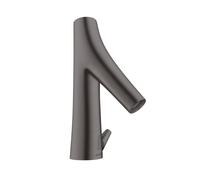 hansgrohe AXOR Starck Organic Mitigeur de lavabo, électronique, à pile, avec réglage de température, saillie 117mm, 12171340, Couleur: Chrome noir brossé