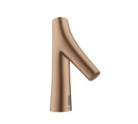 hansgrohe AXOR Starck Organic Mitigeur de lavabo, électronique, alimentation secteur, température préréglable, saillie 117mm, 12174310, Couleur: Or rouge brossé
