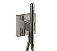 AXOR Starck Organic Set de douche avec raccord mural coudé et support, 2 jets, 12626330,