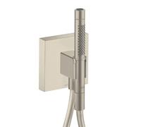 AXOR Starck Organic Set de douche avec raccord mural coudé et support, 2 jets, 12626820,