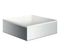 Axor Suite lavabo 28.5x28.5 cm carrée à poser blanc-argenté mat 42002000
