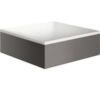 Axor Suite lavabo 28.5x28.5 cm carrée à poser blanc-noir mat 42002340