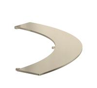 hansgrohe AXOR Suite tablette, métal, 505x636mm, 42006830, Couleur: Nickel poli