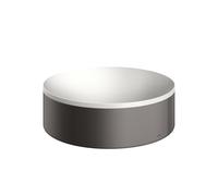 hansgrohe AXOR Suite lavabo à poser, rond, D 300mm, avec cadre métal, sans trop-plein, SOLIDSurface, 42000340, Couleur: Chrome noir brossé