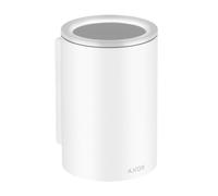 hansgrohe Tasse à dents Axor 42804700 d= 76x114mm, montage mural, blanc mat