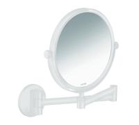 Hansgrohe hansgrohe Axor Uni Miroir de rasage circulaire mural, blanc mat Quantité:1