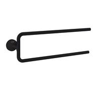 Axor Universal Circular - Porte-serviettes double, longueur 49 cm, noir mat 42822670