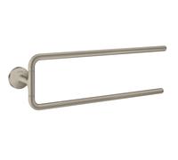Axor Universal Circular - Porte-serviettes double, nickel brossé 42822820