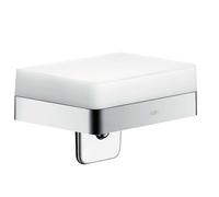 Axor Universal - Distributeur de savon liquide avec support et étagère, chrome 42819000