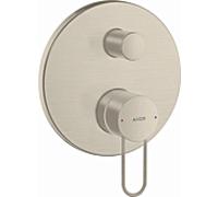 Axor Uno bain 38428820 nickel brossé, avec poignée en boucle, combinaison de sécurité