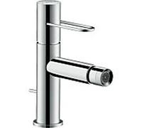 Axor Uno bidet 38211000 chrome, avec poignée en boucle, avec vidage