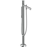 AXOR Uno : Mitigeur de baignoire à levier unique, installation au sol, bec orientable, finition chrome