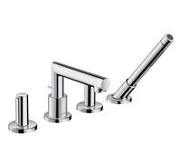 Axor Uno - Mitigeur de baignoire avec accessoires, installation 4 trous, chrome 45444000