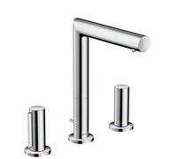 Axor Uno - Mitigeur de lavabo avec garniture de vidage et bec orientable, installation à 3 trous, chrome 45133000