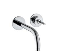 Hansgrohe Mitigeur lavabo encastré monocommande Axor Uno2 38116000 Chrome saillie 225 mm