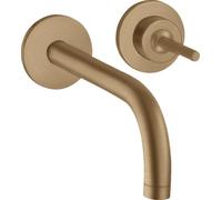 Axor Uno mitigeur de lavabo encastrée laiton/brun antique 38116140