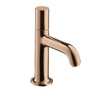 hansgrohe AXOR Uno vanne verticale, sans garniture de vidage, raccordement eau froide, saillie 100mm, 38130300, Couleur: Rouge poli or
