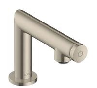 Hansgrohe Robinet sur plage Axor Uno Select 80, nickel brossé, eau froide, sans vidage