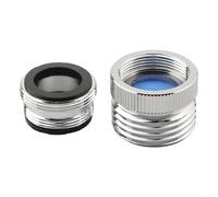 Axorafow Adaptateur pivotant en caoutchouc compatible avec tuyaux d'arrosage pour robinet d'évier à 360 degrés en laiton avec joint de tuyau d'arrosage - Accessoires standard pour plus de rotation