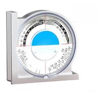 Axorafow Détecteur d'angle avec base magnétique, inclinomètre de 0 à 130°, compteur de pente ± 0,1°, travail du bois, construction ABS, compact (A)