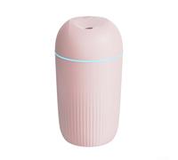 Axorafow Fonctionnement silencieux Mini Ambient 420ml ABS/PP/Silicone Light - Construction Portable Cool Car Humidificateur avec LED USB Humidificateur pour Home Mist Dortoir Bureau (420 ML Rose)