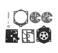 Axorafow Kit de réparation de carburateur 3400 3700 3800 4000 pour tronçonneuse, joint d'étanchéité de qualité supérieure, kit de soupape à aiguille à diaphragme noir et gris