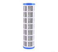 Axorafow Purificateur de cartouche filtrante en maille d'acier de 25,4 cm, élément de pré-filtre réutilisable avec débit élevé et utilisation domestique, blanc