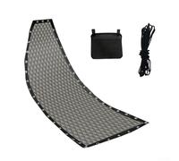 Axorafow Rhombus Lot de 2 housses de siège de rechange pour balancelle suspendue en textilène 64 x 197 x 23 cm Fonction intérieur/extérieur Comprend un sac latéral en corde (1 pièce avec poches)