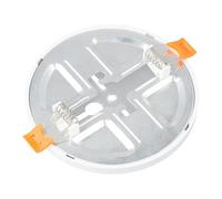 Axorafow Support de montage au plafond pour caméra de sécurité avec trou de remplissage - Solution de câblage soignée pour caméras dôme CCTV Blanc S 98 mm (L)