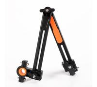 Axorafow Support de parapluie réglable à 360° pour poussette, fauteuil roulant, chaise de camping - Support ABS avec tube de 25 mm de diamètre - Pliable et télescopique - Inclinaison bidirectionnelle