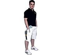 Axus Decor AXU/WBS40 Blue Series Short de Peintre, Blanc, 40"