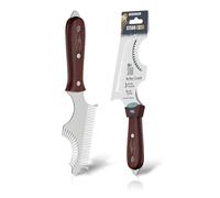 Axus Decor Stego Rouleau de peinture 6 en 1 pour rouleau de peinture tout-en-un Outil de nettoyage pour rouleaux de peinture et pinceaux, lame en acier inoxydable, 3 grattoirs à rouleaux, peigne