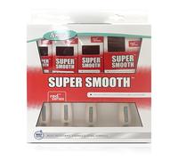 Axus Décor Super Smooth Lot de 4 pinceaux Rouge