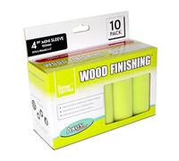 Axus Décor Wood Finishing Lot de 10 manchons pour rouleaux miniatures Lime